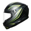 AGV K6 Flash sportovně-cestovní helma šedá/limetková vel.XS